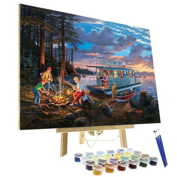 Paint By Numbers Kit Inn for the Night - Picture 1 of 4